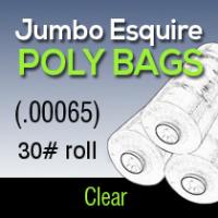 Jumbo Esquire Poly (.00065) 30# roll 