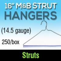  M&B Contour 16" Strut Hangers 250 Per Box