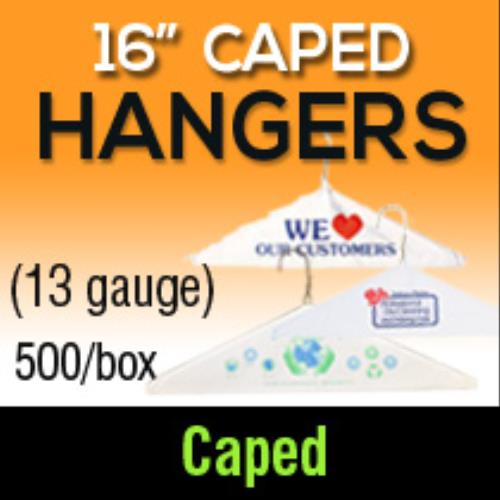 Paper Caped Wire Hanger 16 13 gauge