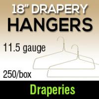 18" Drapery Hangers/11.5ga (250)