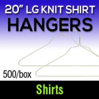 20" Large Knit Hangers (500)