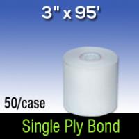 3" X 95' Single Ply White Bond 