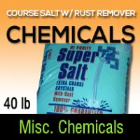 Coarse salt w/ rust remover 40LB