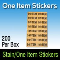One Item Stickers Sheet 