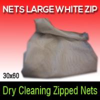 Nets Large White Zip 30X60