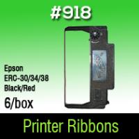 Epson ERC-30/34/38 Ribbon Black & Red #918