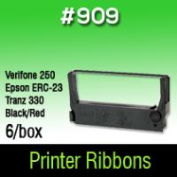 Verifone 250/Epson ERC-23/Tranz 330 (Black & Red) #909