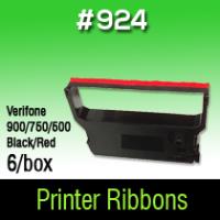 Verifone 900/750/500 Ribbon Black & Red #924