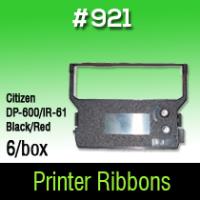 Citizen DP-600/IR-61 Ribbon Black & Red #921