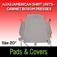 AJAX/AMERICAN SHIRT UNITS - Cabinet Bosom Presses (Size 20")