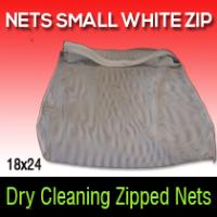 Nets Small White Zipper 18X24