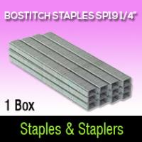 Bostitch staples SP19 1/4 box
