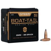 Speer 1213 .24 Cal (6mm) 85 Grain Boat Tail Soft Point