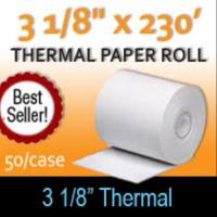 THERMAL PAPER ROLL - 3 1/8" X 230'
