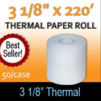 THERMAL PAPER ROLL - 3 1/8" X 220'
