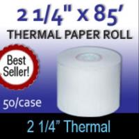 THERMAL PAPER ROLL - 2 1/4" X 85'