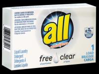 All Free Clear Liquid Detergent (100 Per Case)