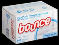 Bounce Free & Gentle Dryer Sheets 240/box 