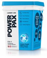 PowerPax 5-in-1 Commercial Laundry Detergent Capsules Linen Fresh   425 Count