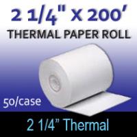 Thermal Paper Roll - 2 1/4" x 200'