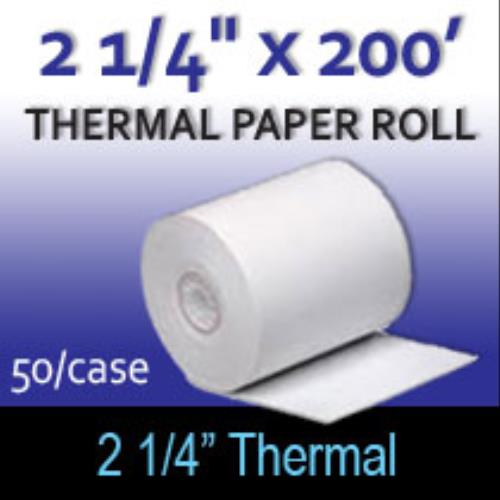 1 3/4 44mm x 230' Thermal Paper 50 Rolls