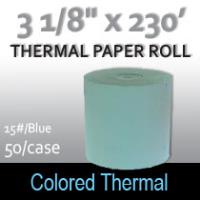 Colored Thermal Roll - 230'/15#/Blue