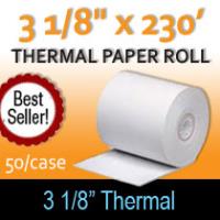 Thermal Paper Roll - 3 1/8" x 230'