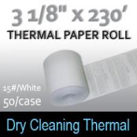 Dry Cleaning Thermal Roll- 230'/15#/White