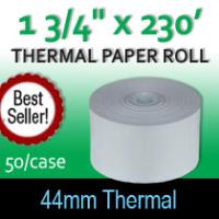 Thermal Paper Roll - 1 3/4" x 230' (44MM)