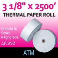 Diebold IX Series - 3 1/8" x 2500' (Highgrade Thermal)
