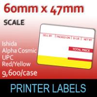 Ishida Alpha Cosmic UPC 47mm Red/Yellow