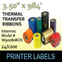 Intermec 3.50" x 984' Thermal Transfer Wax Ribbons