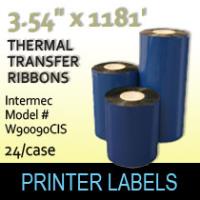 Intermec 3.54" x 1181' Thermal Transfer Wax Ribbons