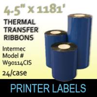Intermec 4.5" x 1181' Thermal Transfer Wax Ribbons