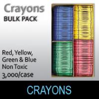 Crayons-High Quality  Bulk Pack  (3000 Per Box)