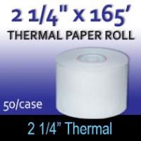 Thermal Paper Roll - 2 1/4" x 165'