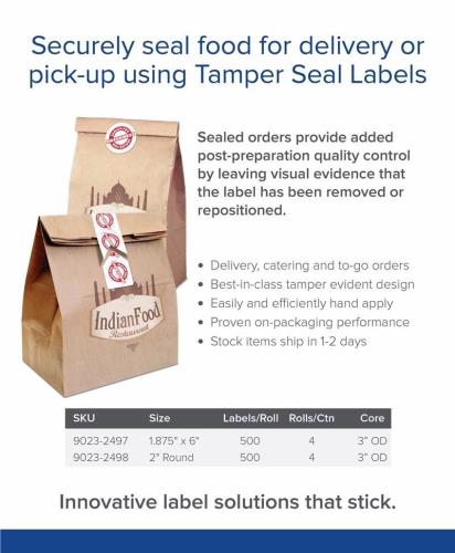 Tamper Evident labels | Thermal Paper Direct