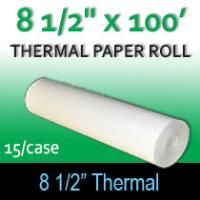 Thermal Paper for Pentax- 8 1/2" x 100' (15 Rolls)