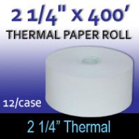 Thermal Paper Roll - 2 1/4" x 400'