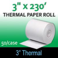 Thermal Paper Roll - 3 " x 230'
