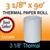 Thermal Paper Roll - 3 1/8" x 90'