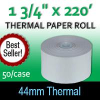 Thermal Paper Roll - 1 3/4" x 220' (44MM)