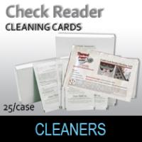 Check Reader Cleaning Cards