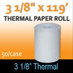 Thermal Paper Roll - 3 1/8" x 119