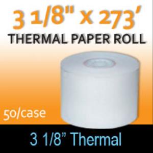 Thermal Paper Roll - 3 1/8" x 273