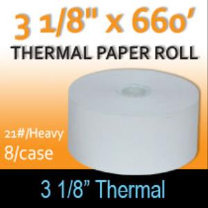 Thermal Paper Roll - 3 1/8" x 660