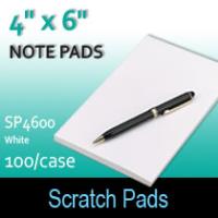 Scratch/Note Pads (SP4600) 4" x 6" White