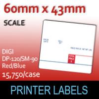 DIGI DP-120/SM-90 43mm Red/Blue