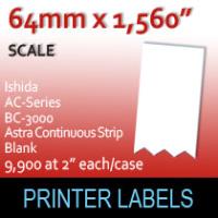 Ishida AC-Series, BC-3000, Astra Continuous Strip 64mm Blank