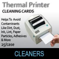 Thermal Printer Cleaning Cards
